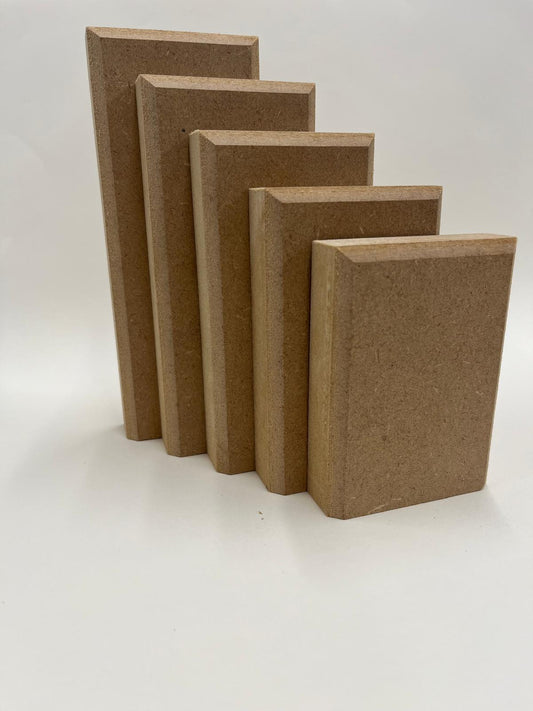 MDF Plinth Blocks- Various thicknesses and sizes