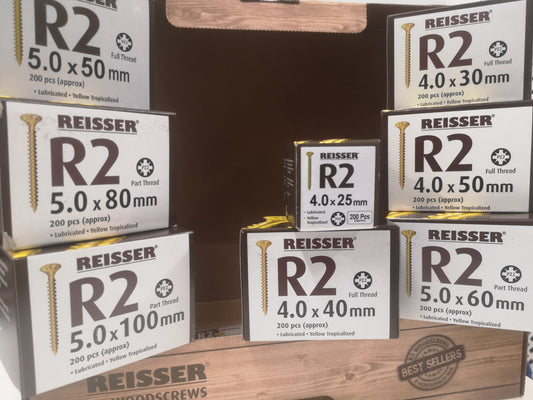 Reisser R2 Trade Pack Wood Screws